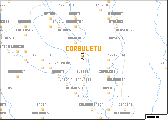 map of Corbuleţu