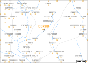 map of Corbu