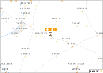 map of Corbu
