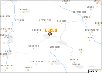 map of Corbu