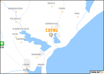 map of Corbu