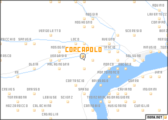 map of Corcapolo