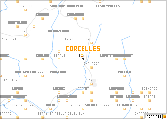 map of Corcelles