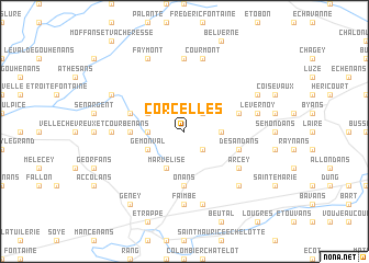 map of Corcelles