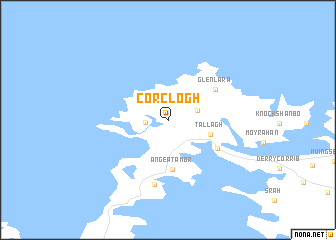 map of Corclogh