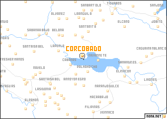 map of Corcobado