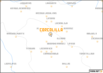 map of Corcolilla