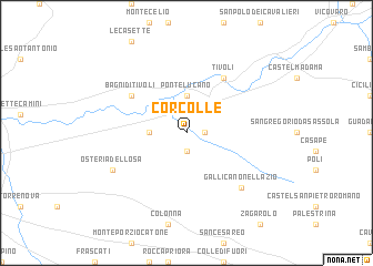 map of Corcolle