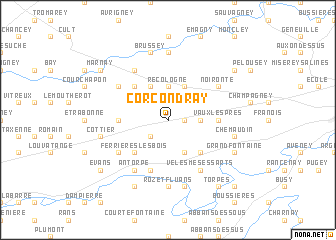 map of Corcondray