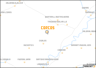 map of Corcos