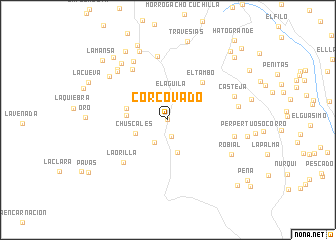 map of Corcovado