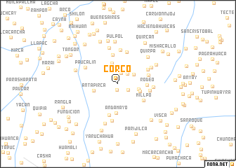 map of Corco