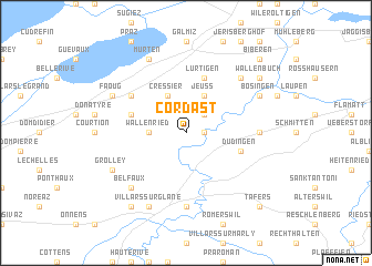 map of Cordast
