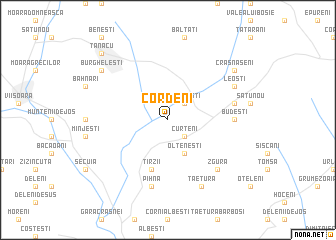 map of Cordeni