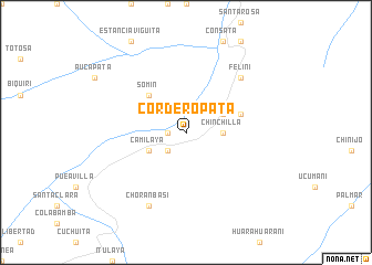 map of Corderopata