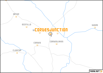 map of Cordes Junction