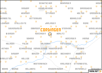 map of Cordingen