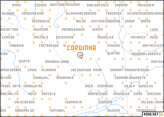 map of Cordinhã
