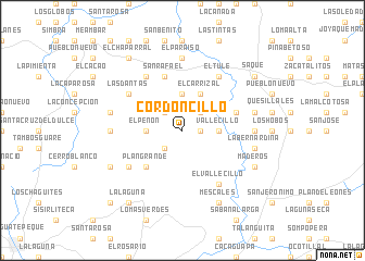 map of Cordoncillo