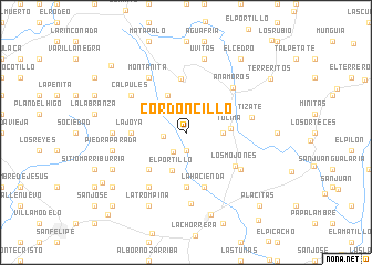 map of Cordoncillo