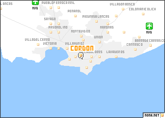 map of Cordón