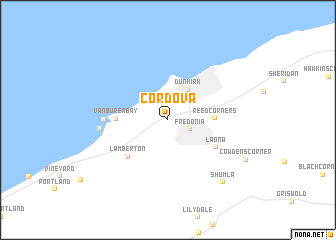 map of Cordova