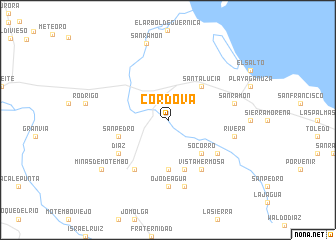 map of Córdova