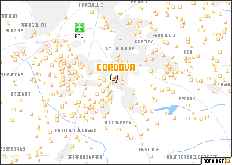 map of Cordova