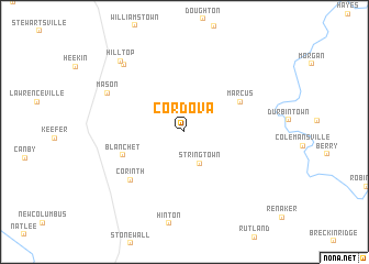 map of Cordova