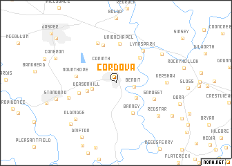 map of Cordova