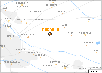 map of Cordova