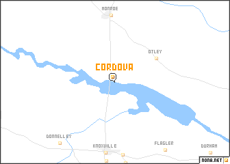 map of Cordova