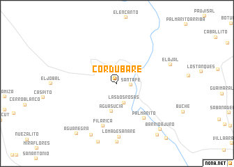 map of Cordubare