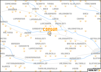 map of Cordun