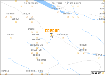 map of Cordun