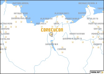 map of Corecucón