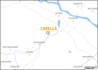 map of Corella