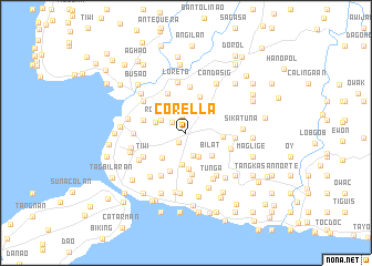 map of Corella