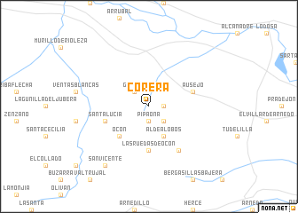 map of Corera