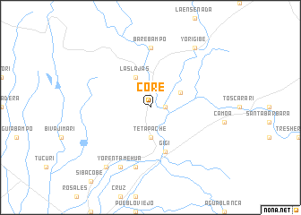 map of Core