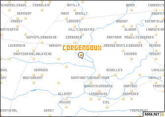 map of Corgengoux