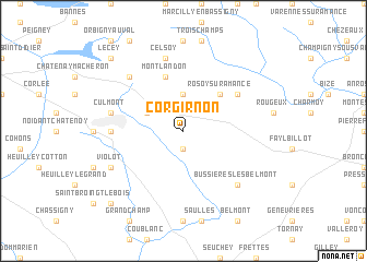 map of Corgirnon