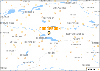 map of Corgreagh