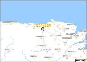 map of Corhoor