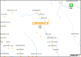 map of Corimarca
