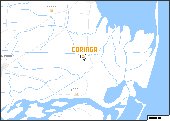 map of Coringa