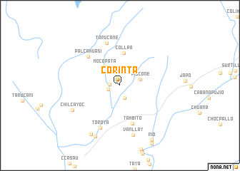 map of Corinta