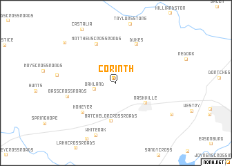 map of Corinth