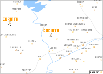 map of Corinth