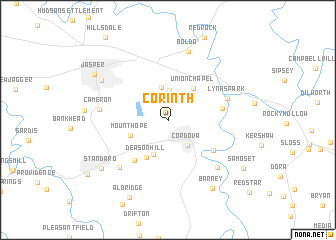 map of Corinth